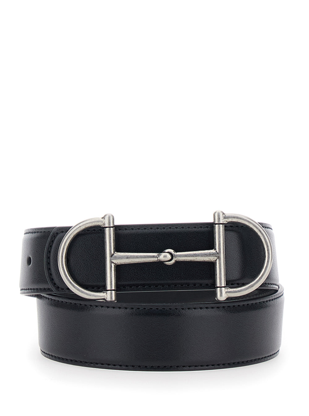 Gucci Horsebit Buckle Belt — Black Calf Leather