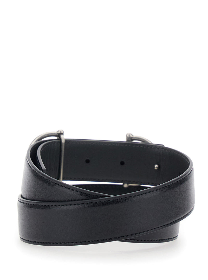 Gucci Horsebit Buckle Belt — Black Calf Leather