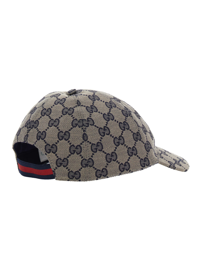 Gucci 4817743hc65 Gg Original Monogram Baseball Cap — Beige Polyester Caps