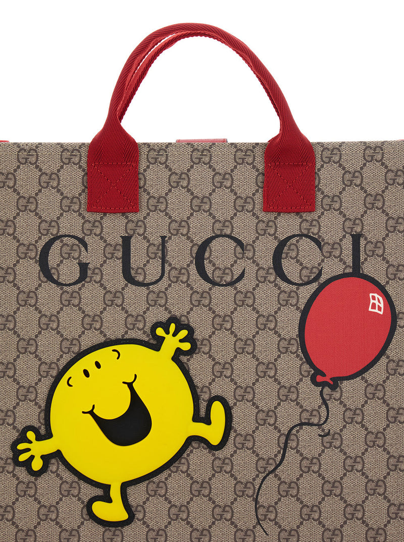 Gucci Gg Monogram Tote Bag — Beige Polyurethane