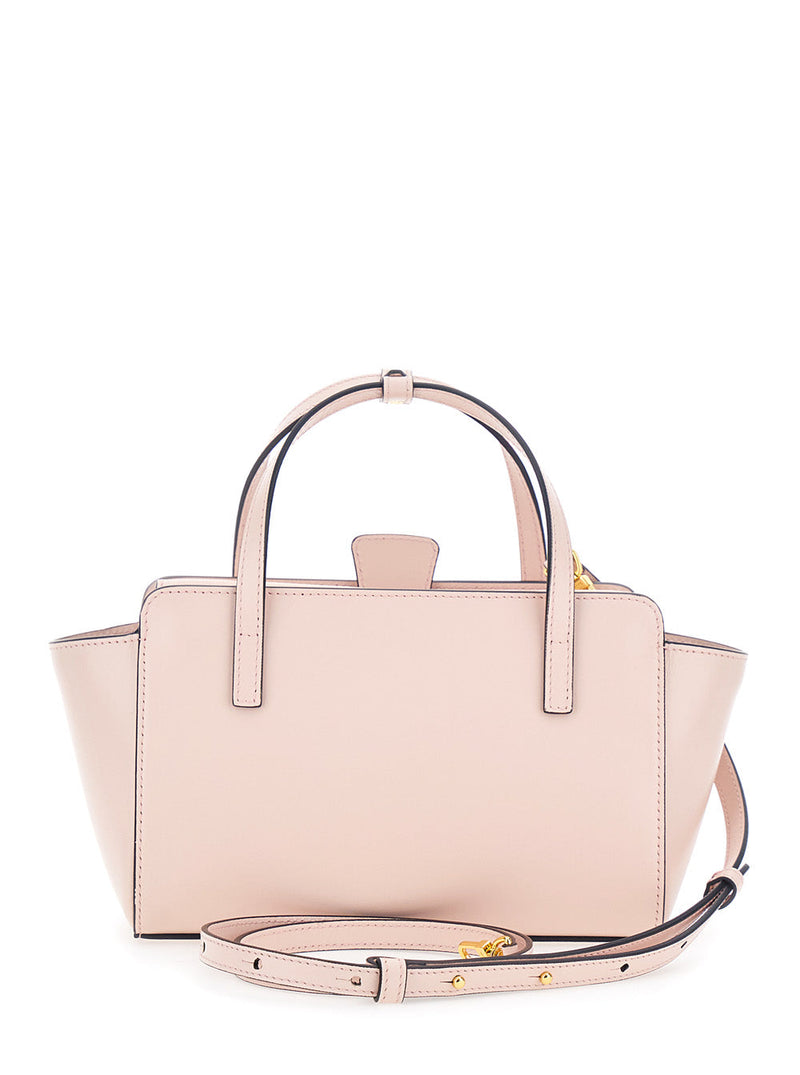 Hidesins Calf Leather Shoulder Bag — Pink