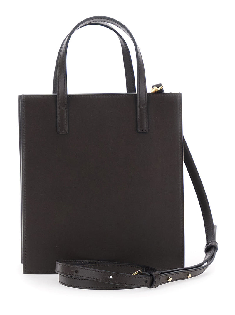 Hidesins Pocket M Shoulder Bag — Brown Calf Leather