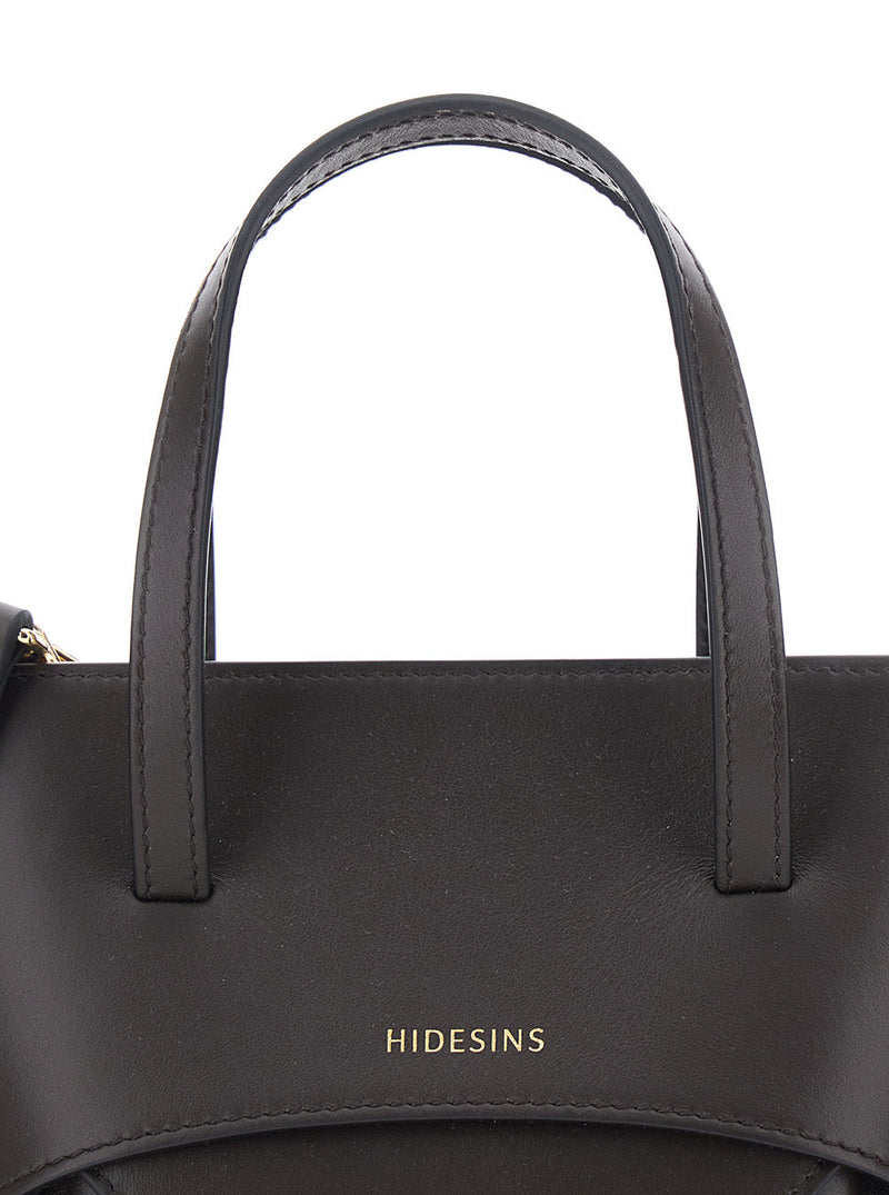 Hidesins Pocket M Shoulder Bag — Brown Calf Leather