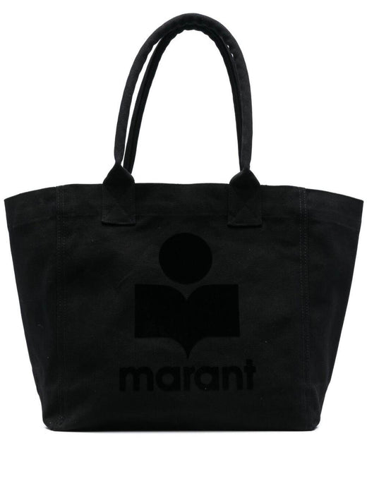 Isabel Marant Yenky Tote Bag — Black Cotton