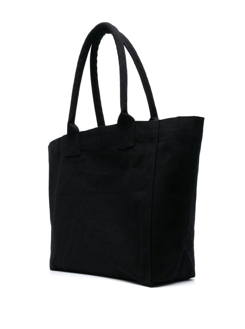 Isabel Marant Yenky Tote Bag — Black Cotton