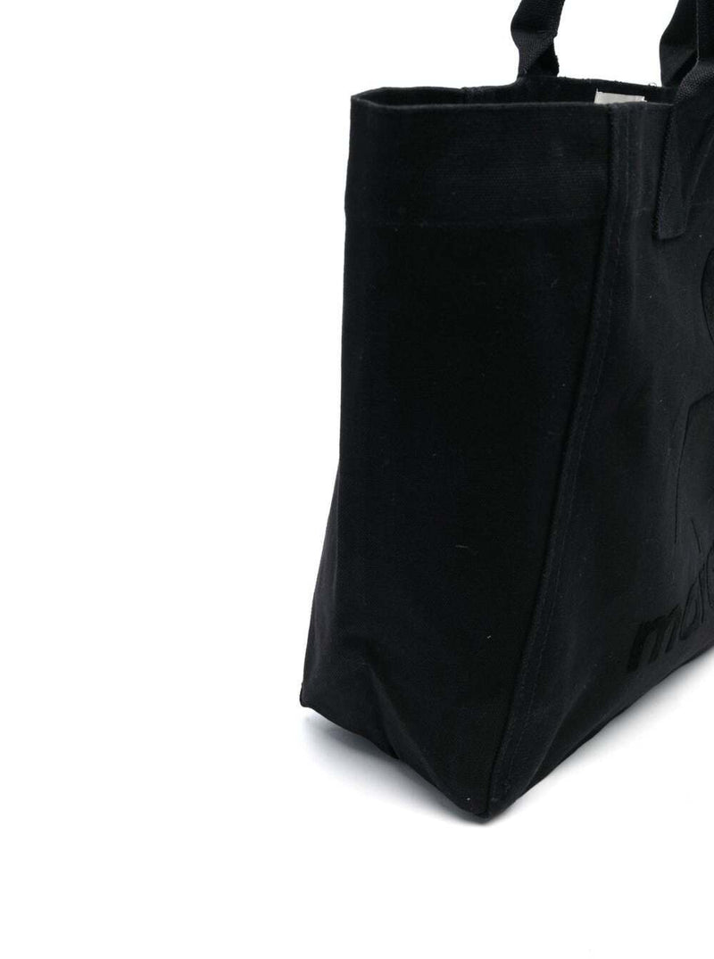 Isabel Marant Yenky Tote Bag — Black Cotton