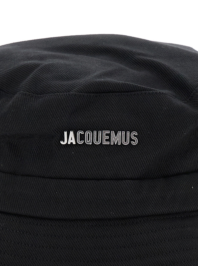Jacquemus Acu00001ae0 Bucket Hat — Black Cotton