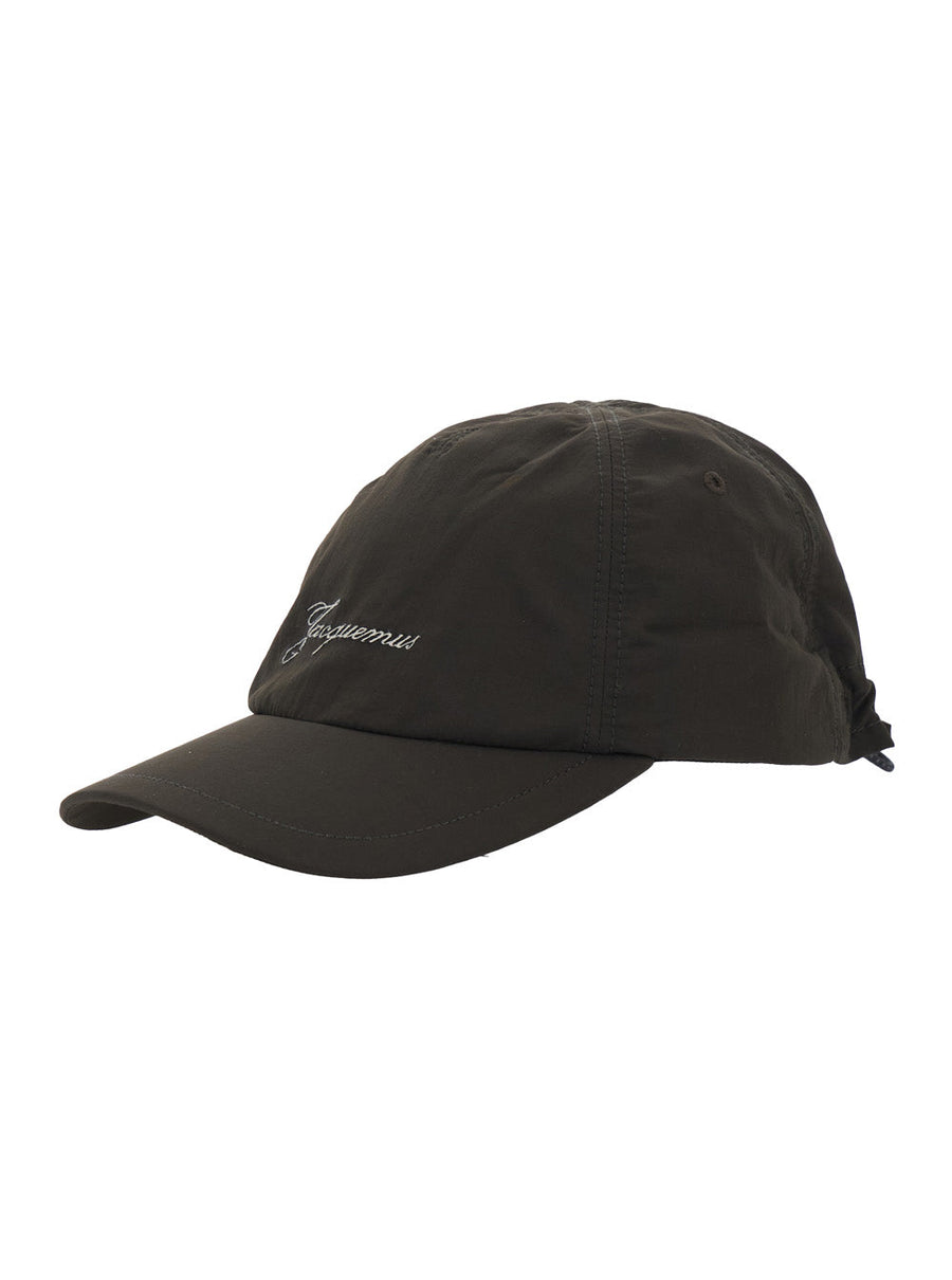 Jacquemus Acu00799aw0 Baseball Cap — Brown Polyamide Caps