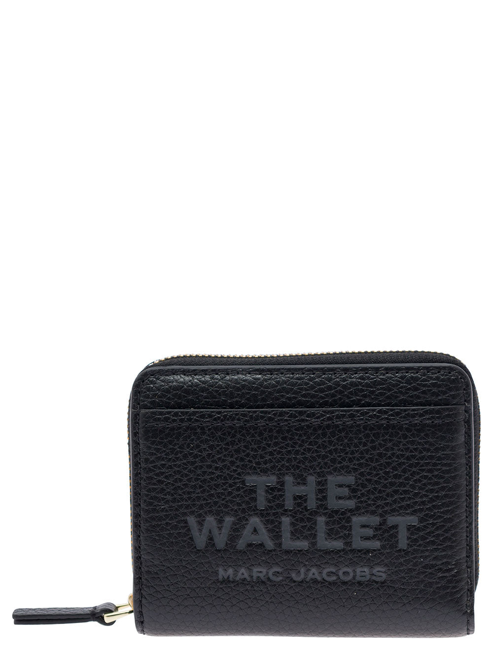 Marc Jacobs Pebbled Leather Wallet — Black