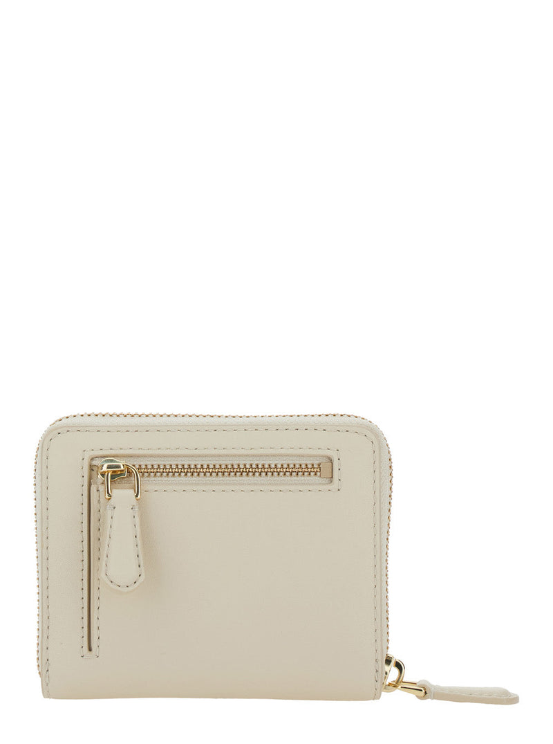 Marc Jacobs Wallet — White Split Cow Leather