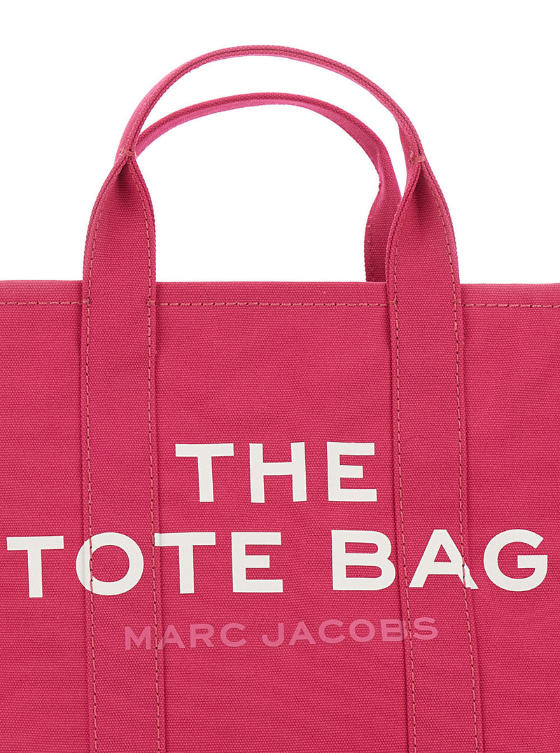Marc Jacobs Cotton Logo Tote Bag — Pink