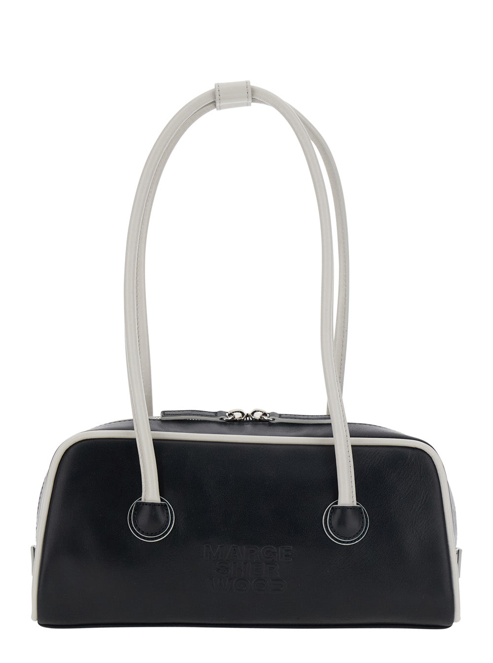 Margesherwood Shoulder Bag — Black Cow Leather