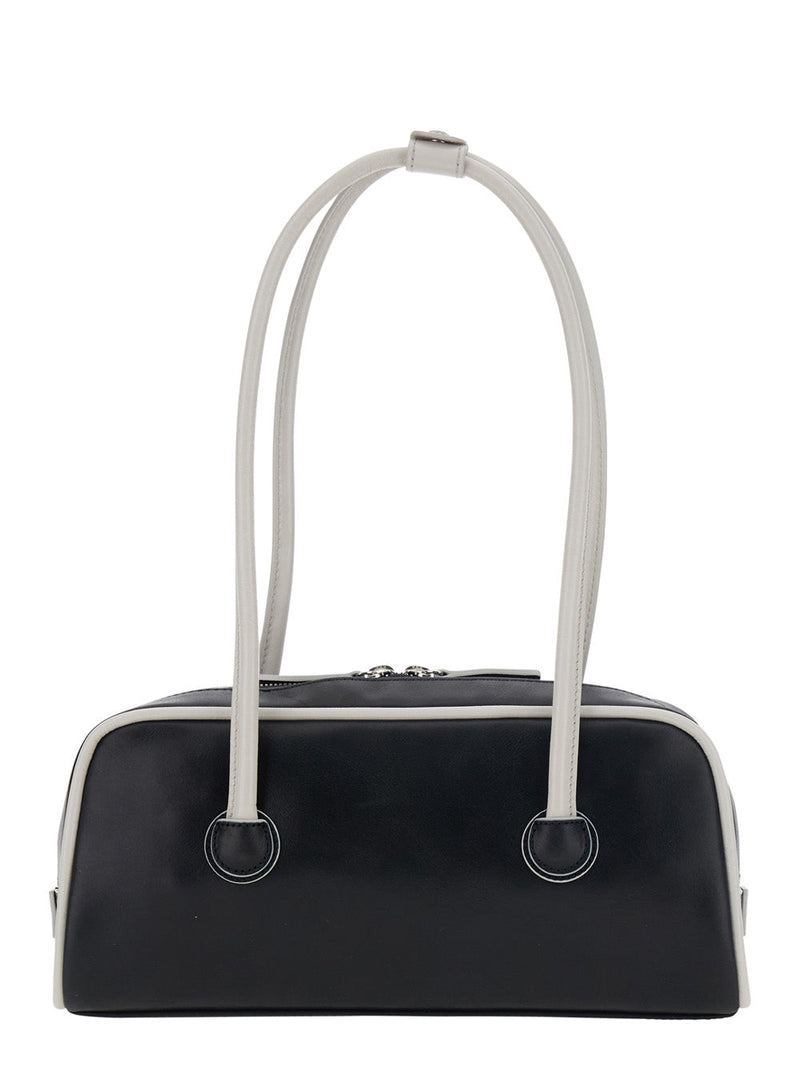 Margesherwood Shoulder Bag — Black Cow Leather
