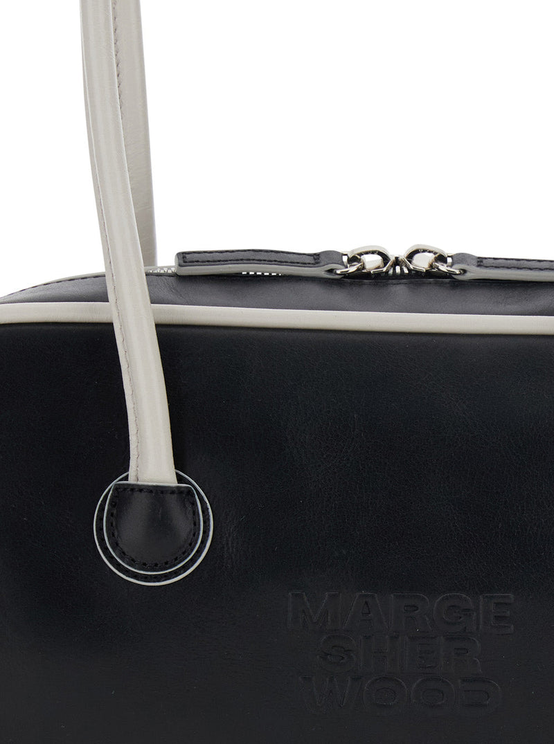 Margesherwood Shoulder Bag — Black Cow Leather