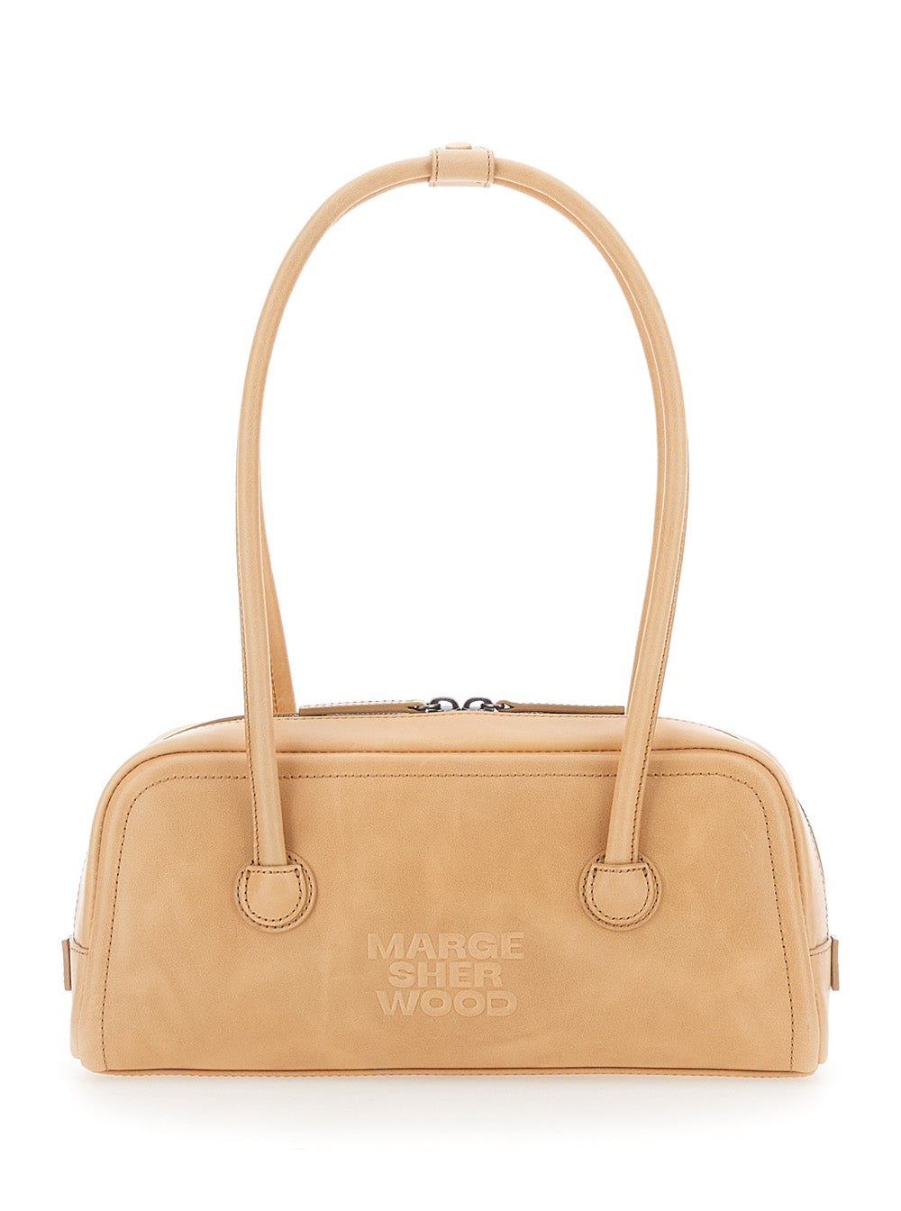 Margesherwood Shoulder Bag — Beige Cow Leather
