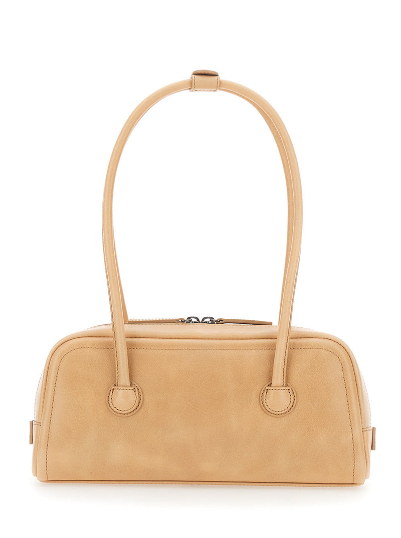 Margesherwood Shoulder Bag — Beige Cow Leather