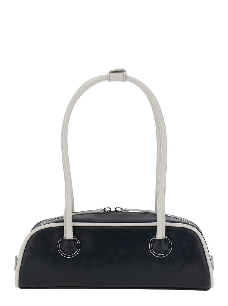 Margesherwood Shoulder Bag — Black Cow Leather