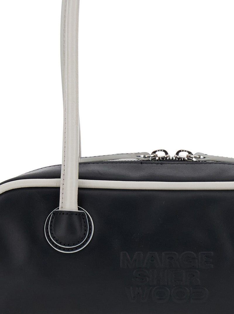 Margesherwood Shoulder Bag — Black Cow Leather