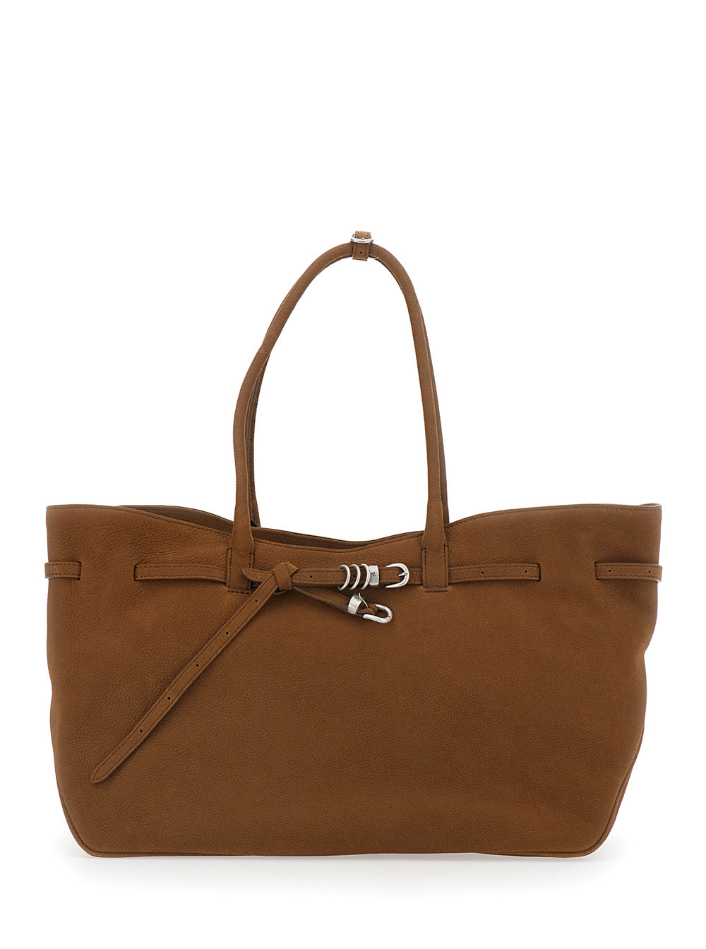 Margesherwood Cow Leather Tote Bag — Brown
