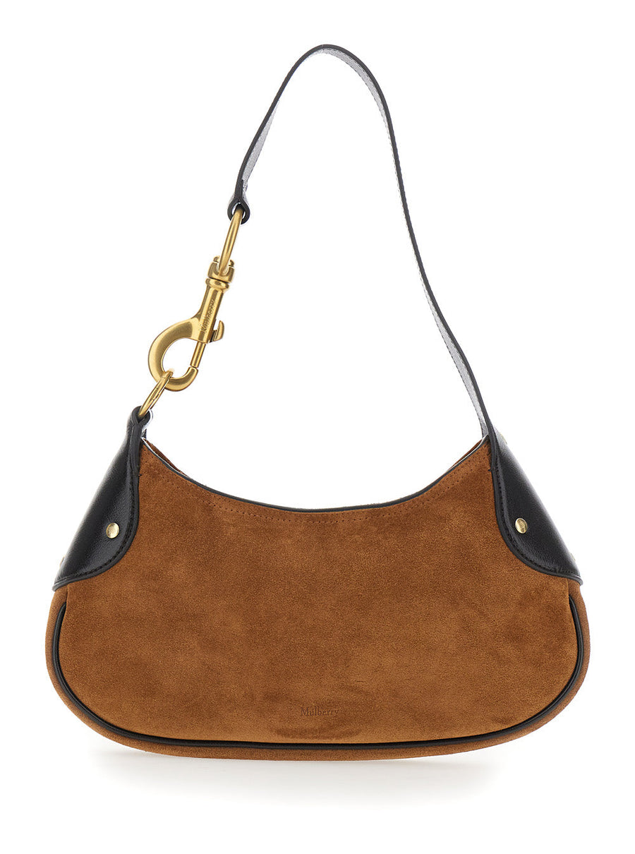 Mulberry Hackney Shoulder Bag — Brown Calf Leather