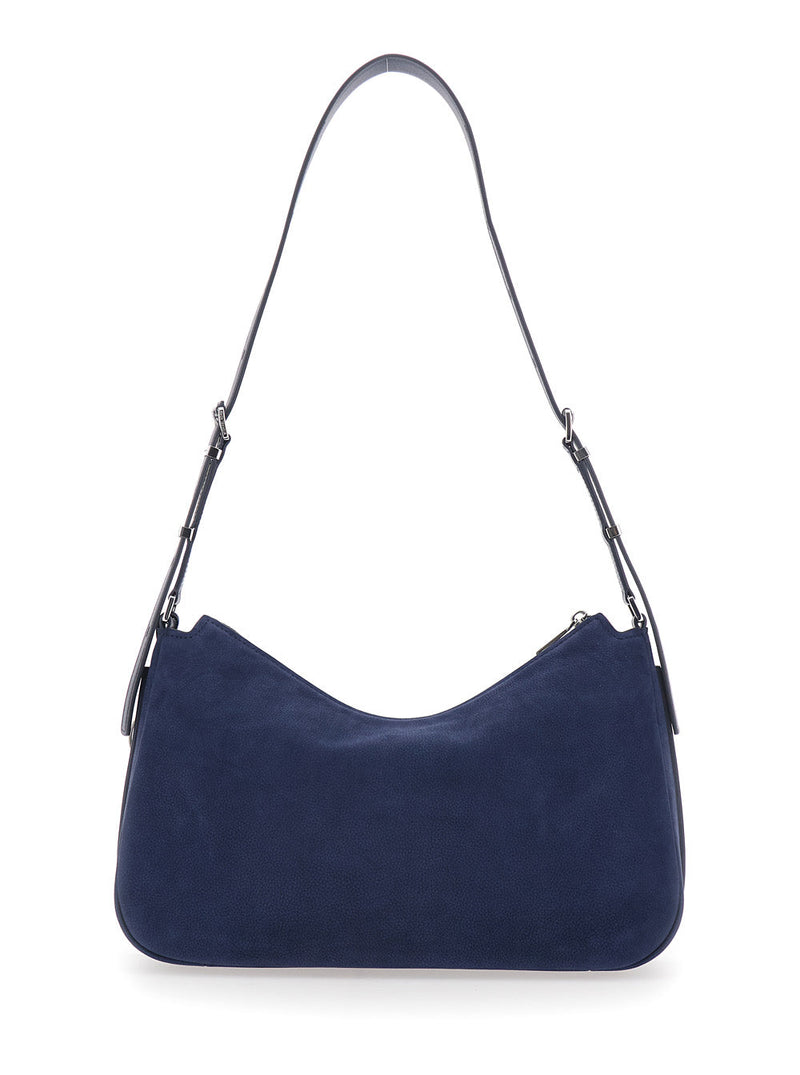 Michael Michael Kors Nolita Shoulder Bag — Blue Cow Leather