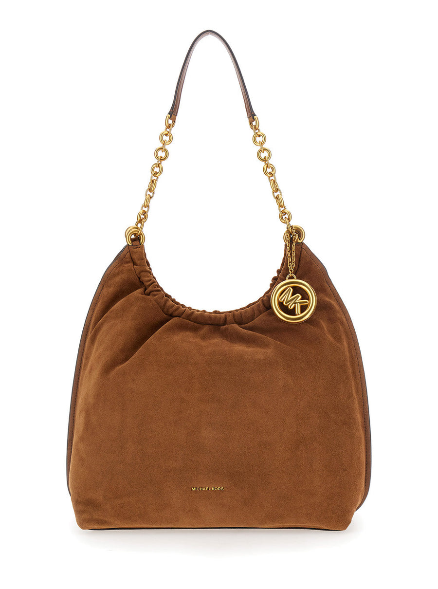 Michael Michael Kors Shoulder Bag — Brown Calf Leather