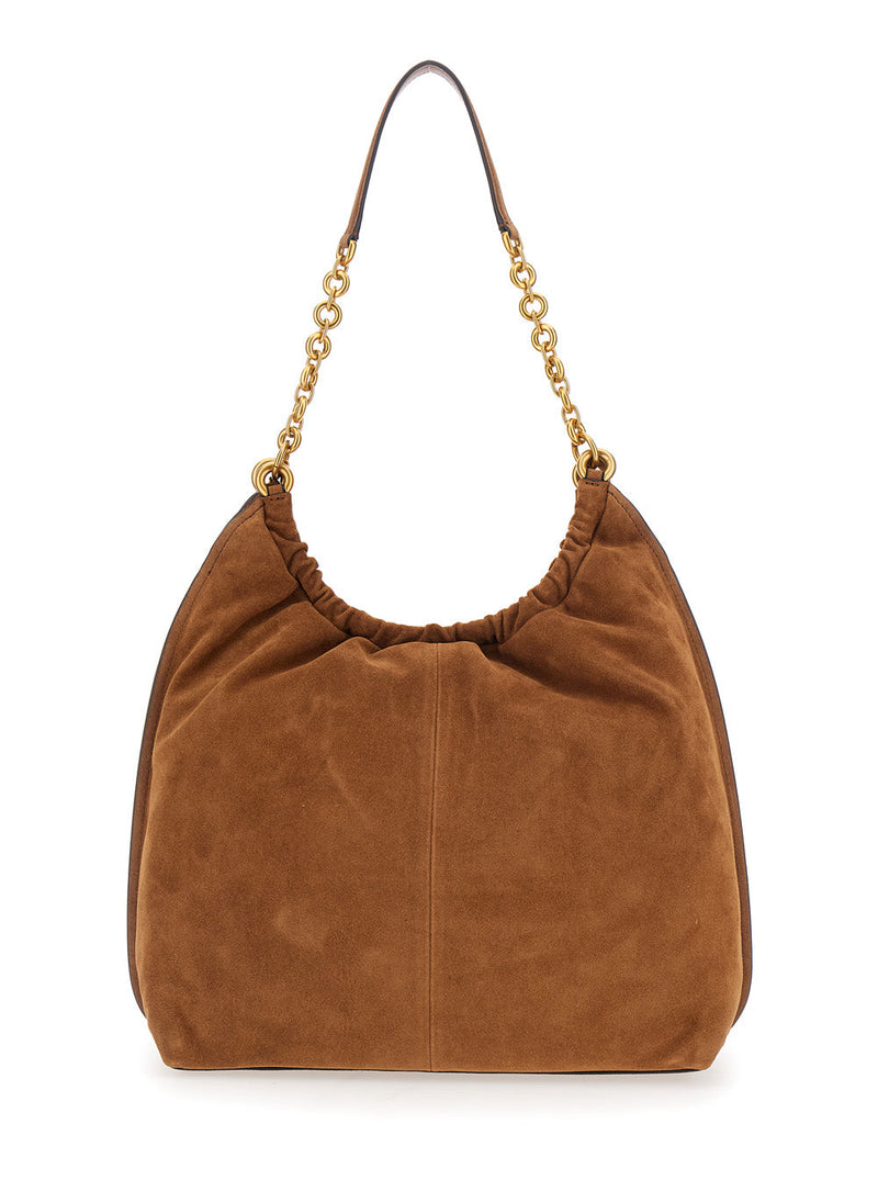 Michael Michael Kors Shoulder Bag — Brown Calf Leather