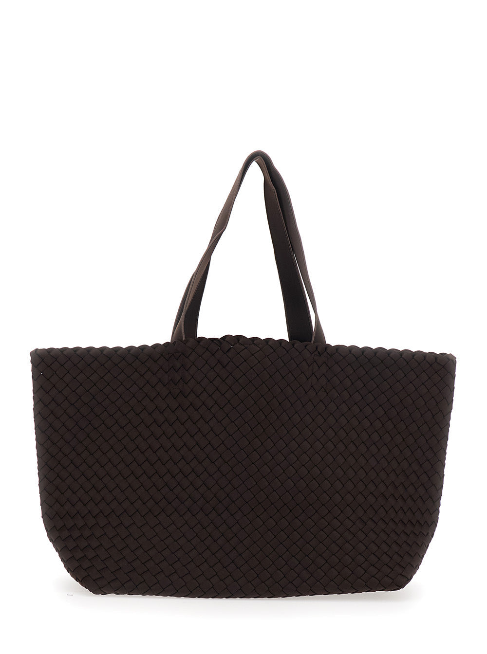 Naghedi Como Tote Bag — Brown Ecoleather