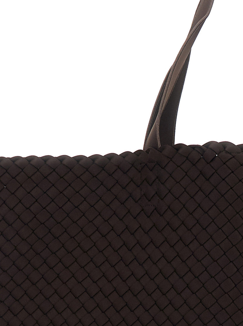Naghedi Como Tote Bag — Brown Ecoleather