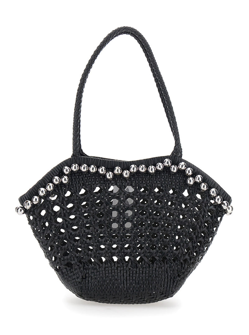 Osoi Shoulder Bag — Black Recycled Leather