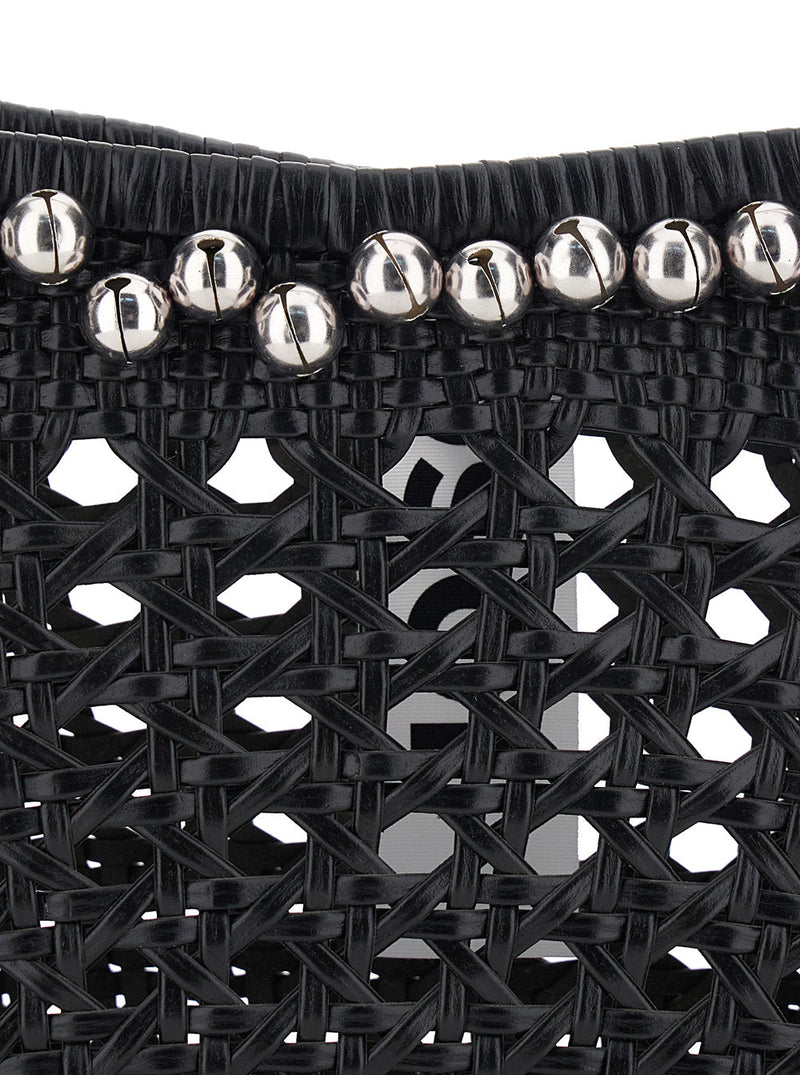 Osoi Shoulder Bag — Black Recycled Leather