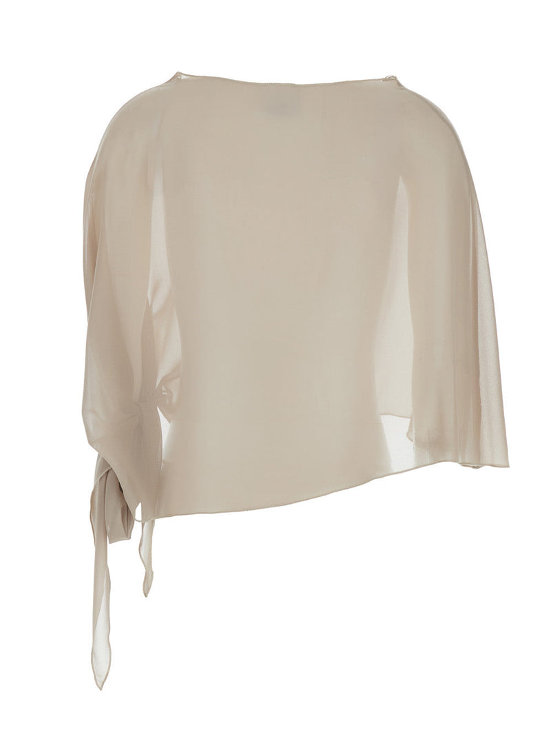 Leplain Tech Fabric Polyester Stole — Beige Scarfs