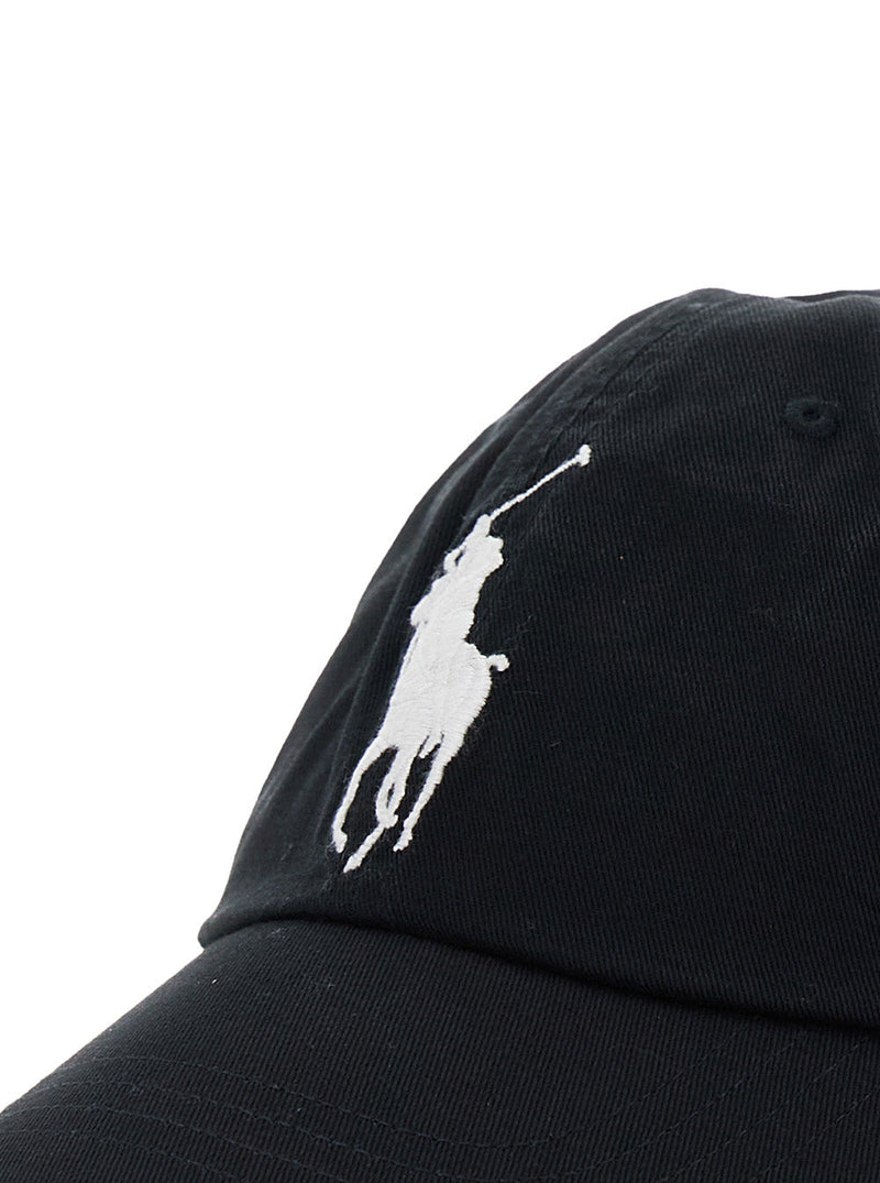 Polo Ralph Lauren 710673584 Baseball Cap — Black Cotton Caps