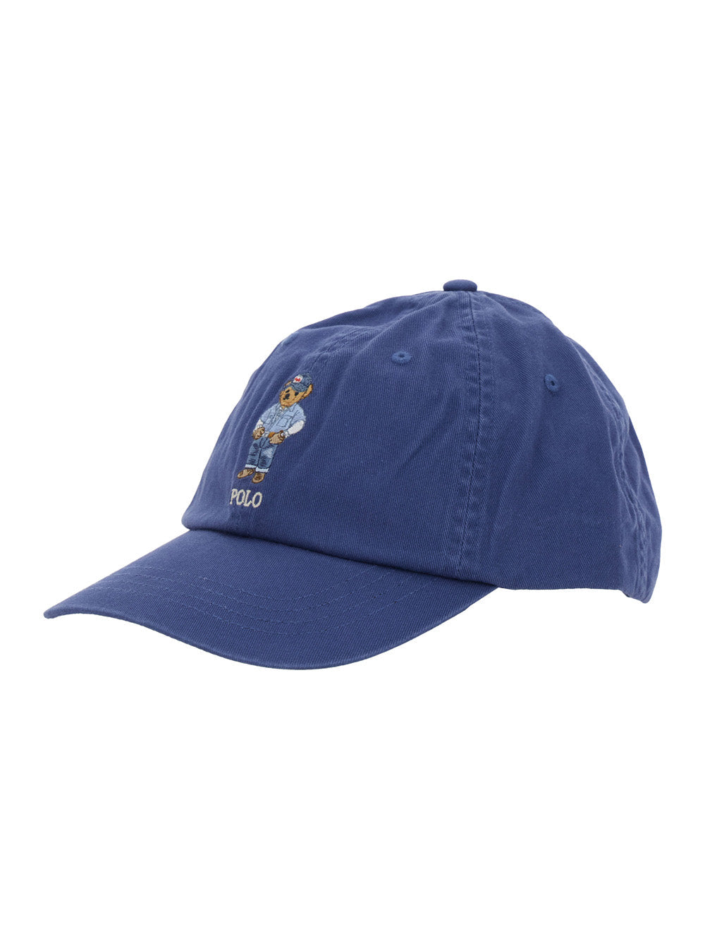 Polo Ralph Lauren 710a13276 Baseball Cap — Blue Cotton Caps