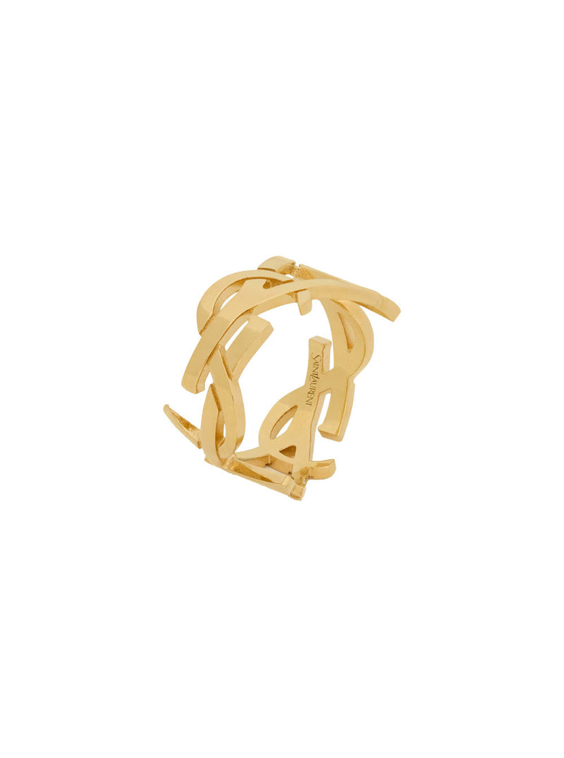 Saint Laurent Cassandre Ring — Gold Brass Rings