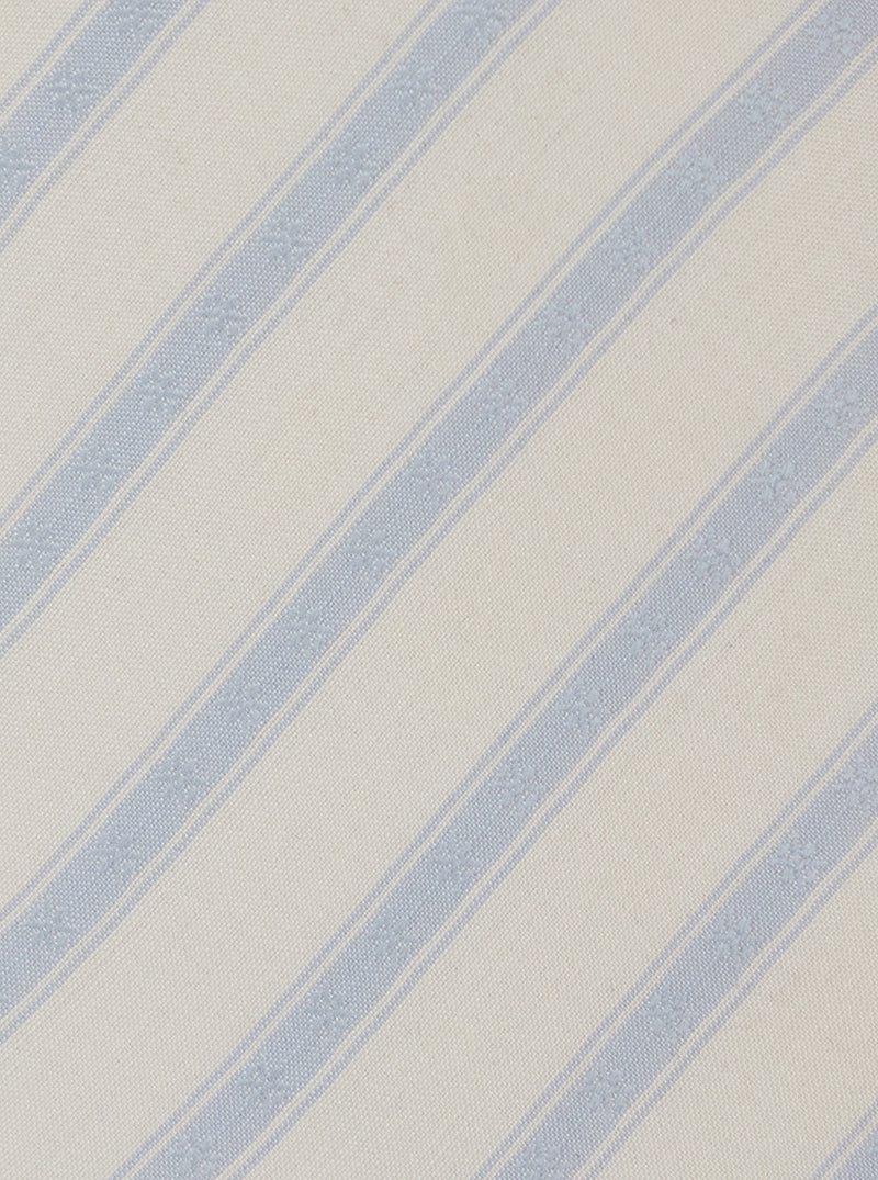 Saint Laurent Silk Stripe Bow Tie — Beige Ties