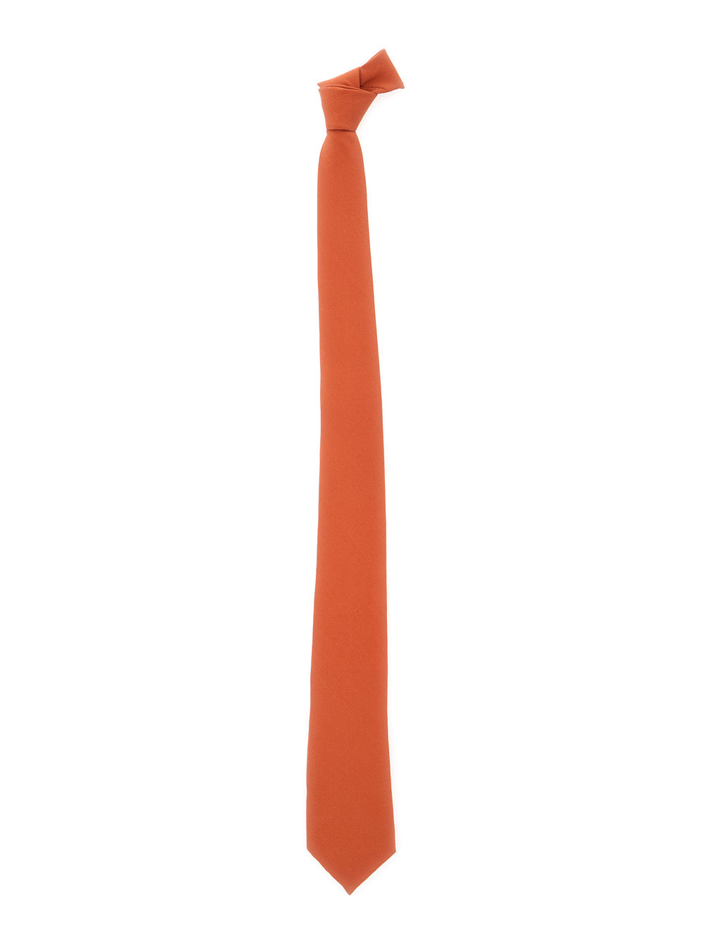 Saint Laurent Papillon Bow Tie — Orange Silk Ties