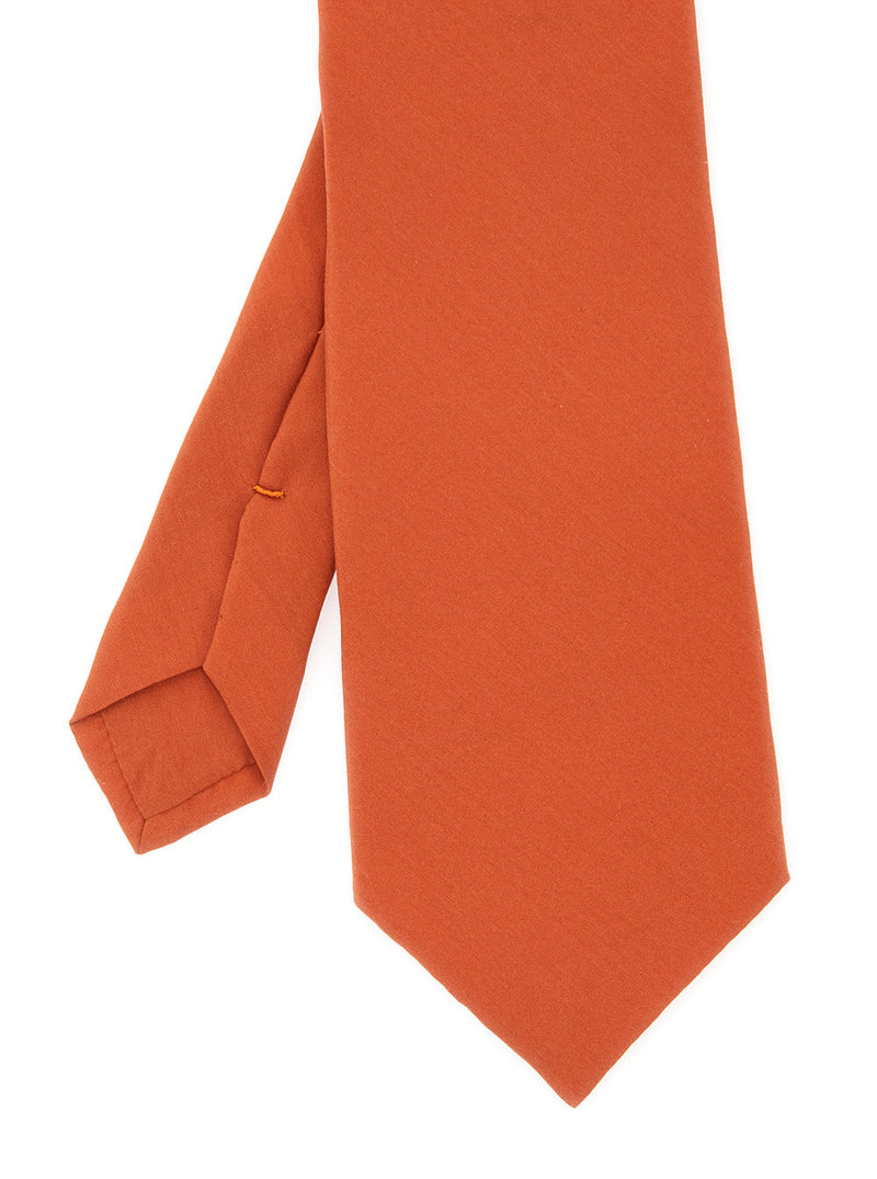 Saint Laurent Papillon Bow Tie — Orange Silk Ties