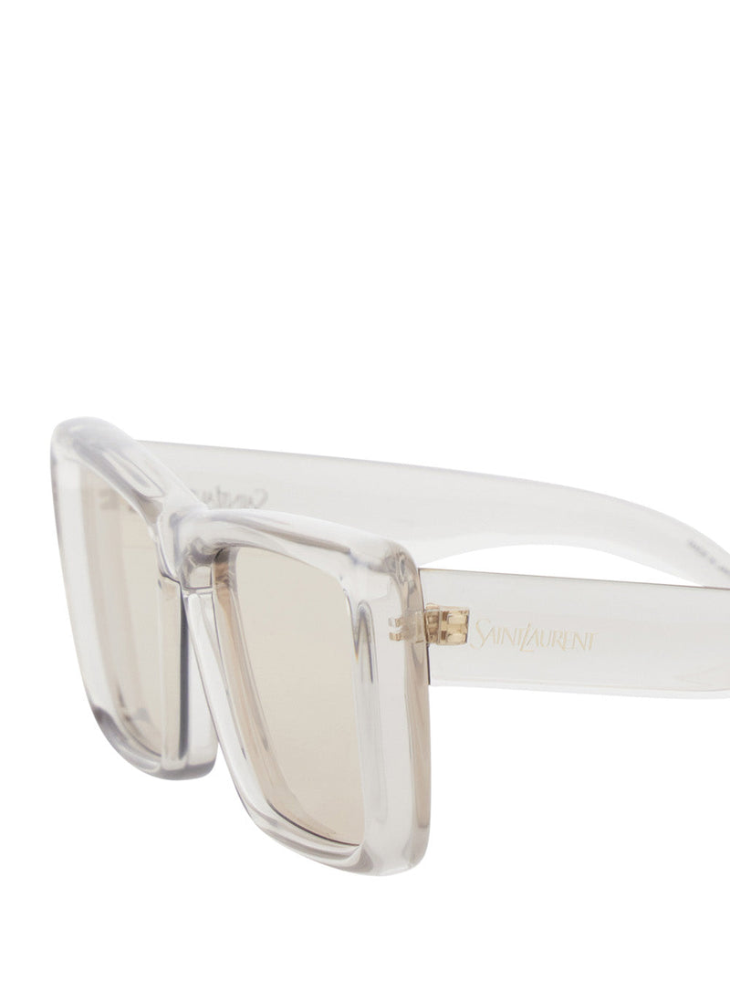 Saint Laurent 862884 Sunglasses — Beige Plastic
