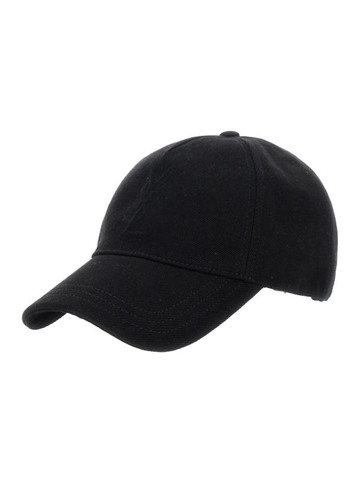 Saint Laurent 864608 Baseball Cap — Black Textile Caps