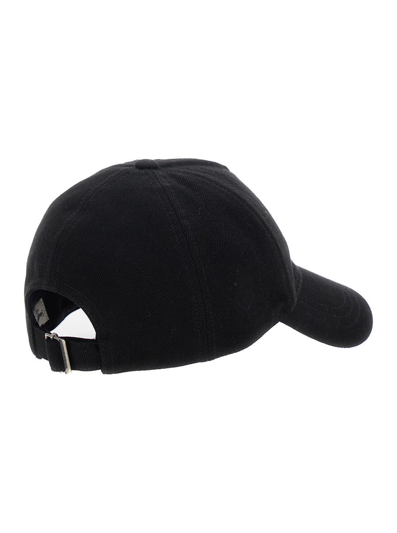 Saint Laurent 864608 Baseball Cap — Black Textile Caps