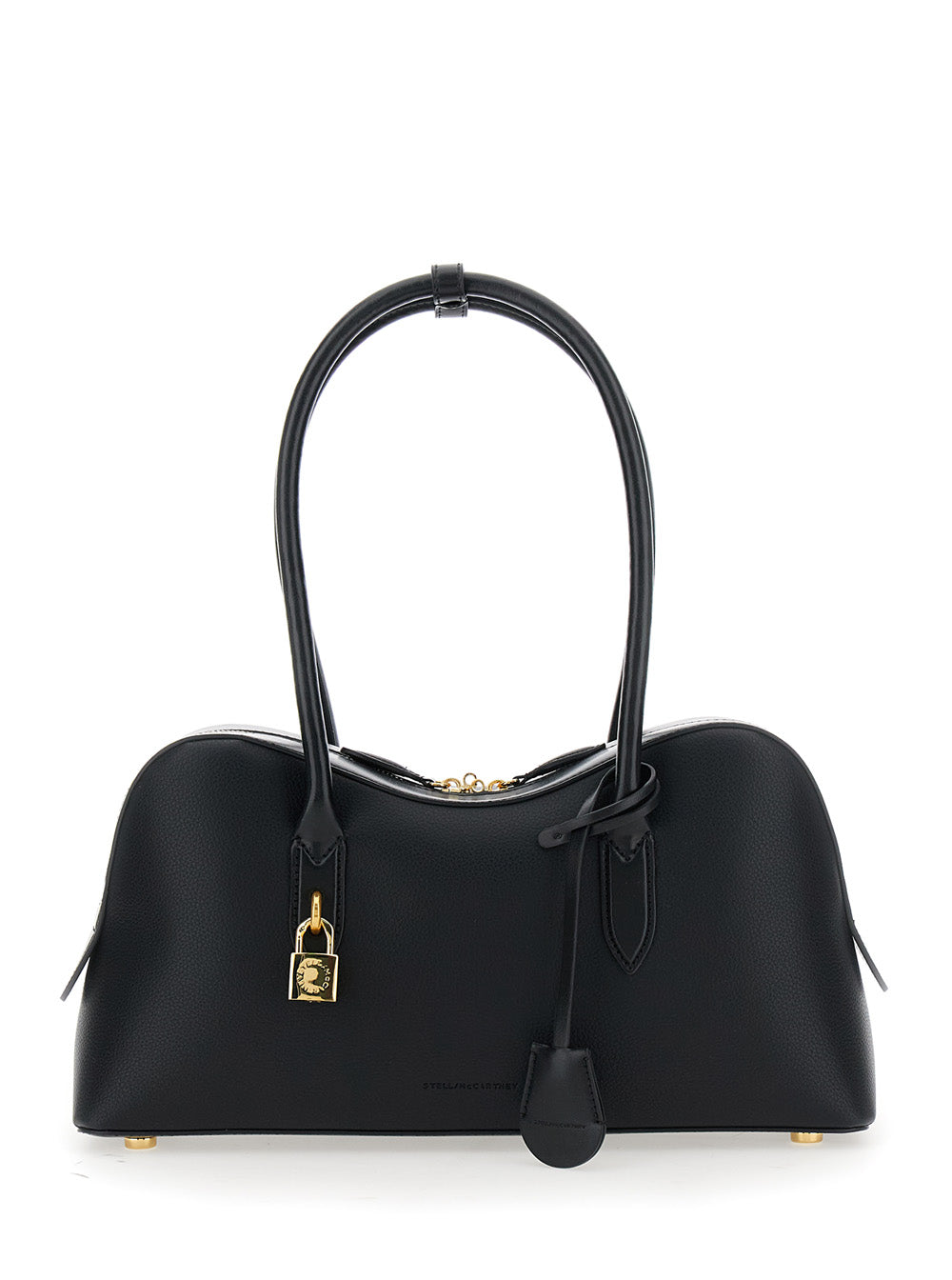 Stella Mccartney Ryder Shoulder Bag — Black Hemp