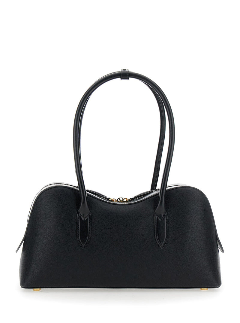 Stella Mccartney Ryder Shoulder Bag — Black Hemp