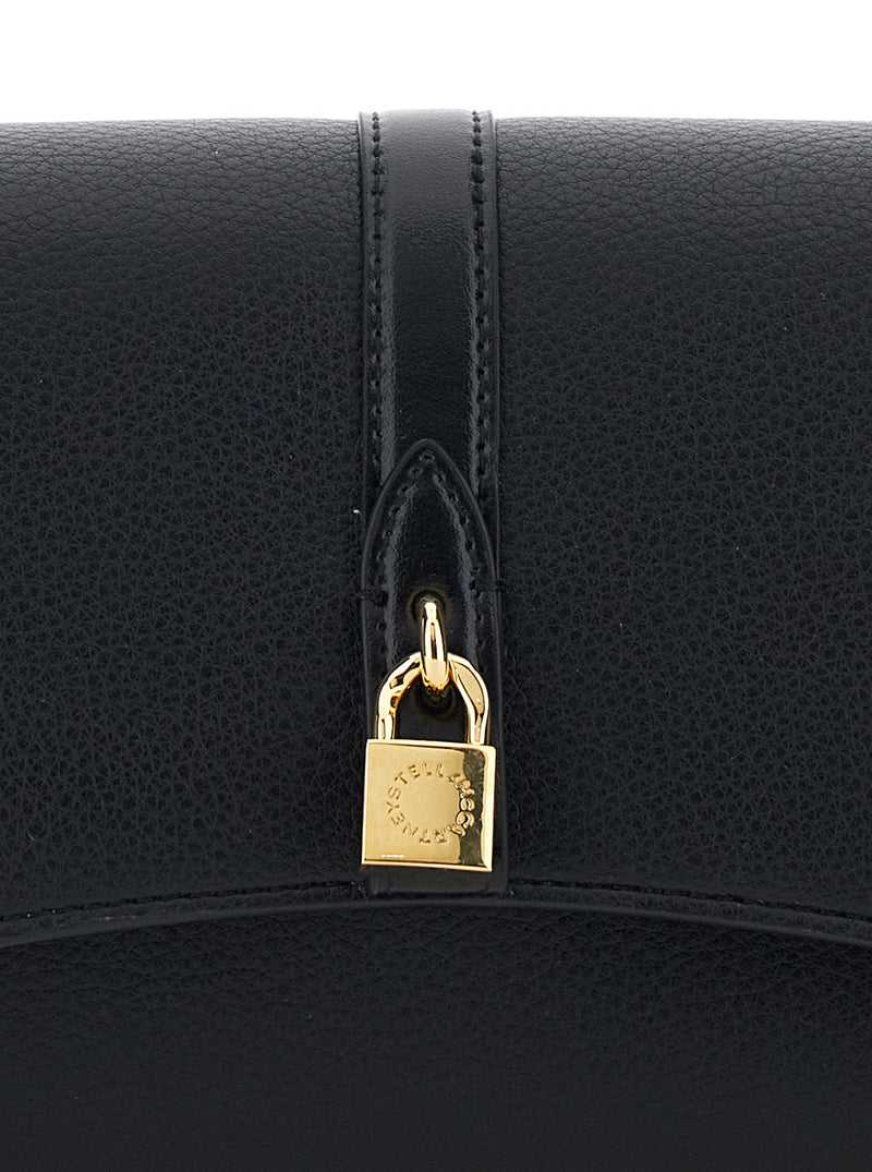 Stella Mccartney Ryder Shoulder Bag — Black Polyamide