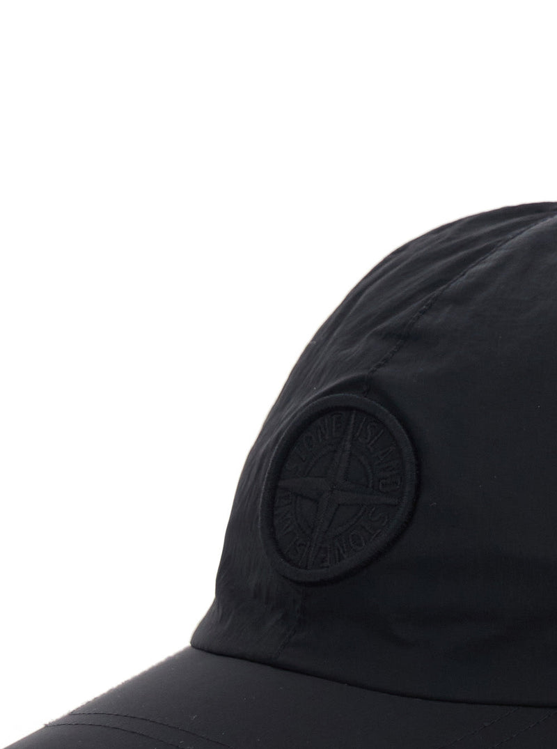 Stone Island L1s169100003s0064 Baseball Cap — Black Polyamide Caps