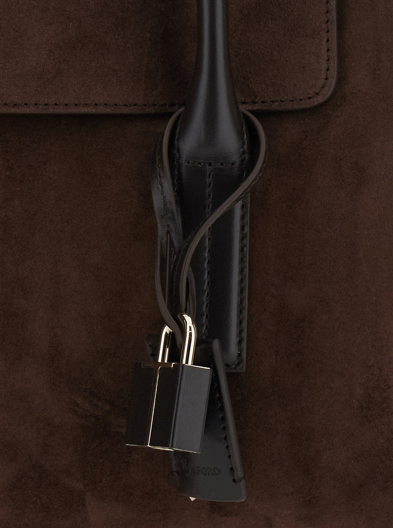 Tom Ford Shoulder Bag — Brown Calf Leather