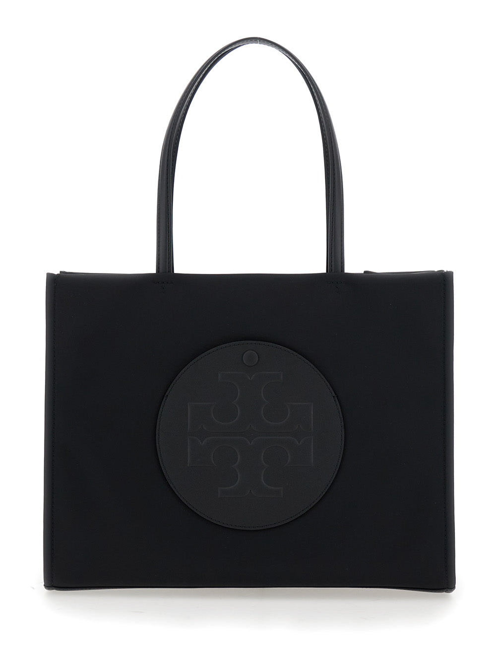 Tory Burch Ella Tote Bag — Black Nylon