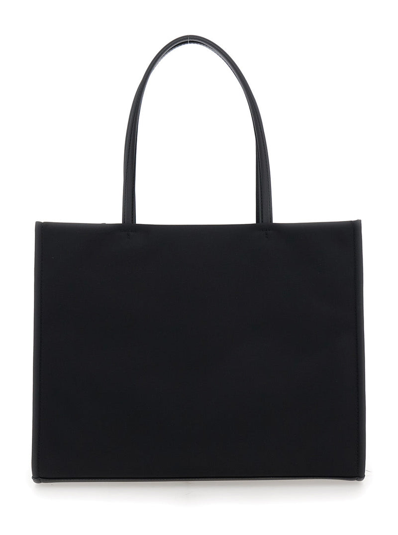 Tory Burch Ella Tote Bag — Black Nylon