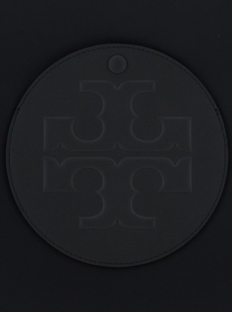 Tory Burch Ella Tote Bag — Black Nylon