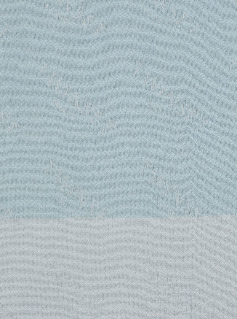 Twinset Fringed Polyester Scarf — Blue Scarfs